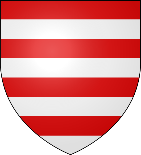 Coat of arms of the Kings of Hungary, Blazon: Barry of eight, gules and argent Coat of arms of the Kings of Hungary, Blazon: Barry of eight, gules and argent
